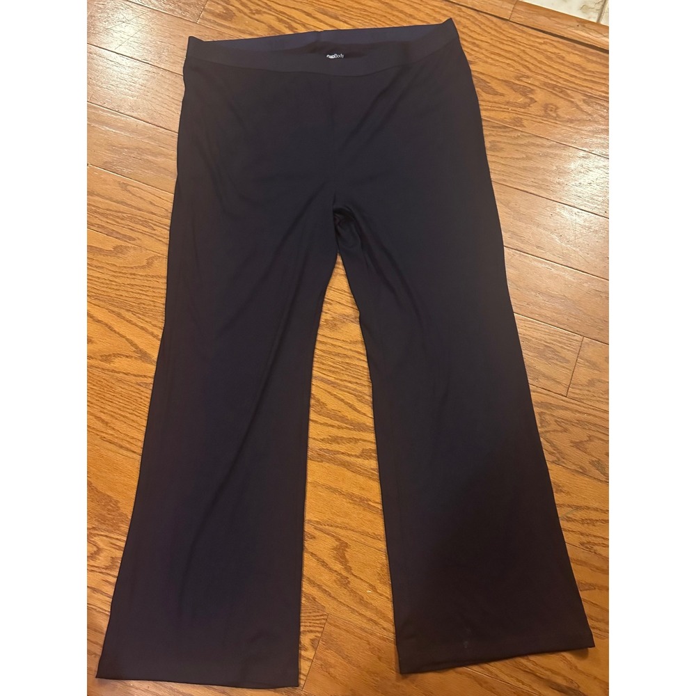 GapBody Forever Favorite Navy Blue Ribbed Wide Leg Lounge Pants XL NWT